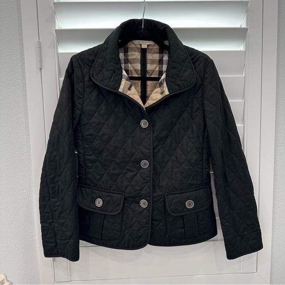 Burberry Quilted Jacket Nova Check - Picture 1 of 7